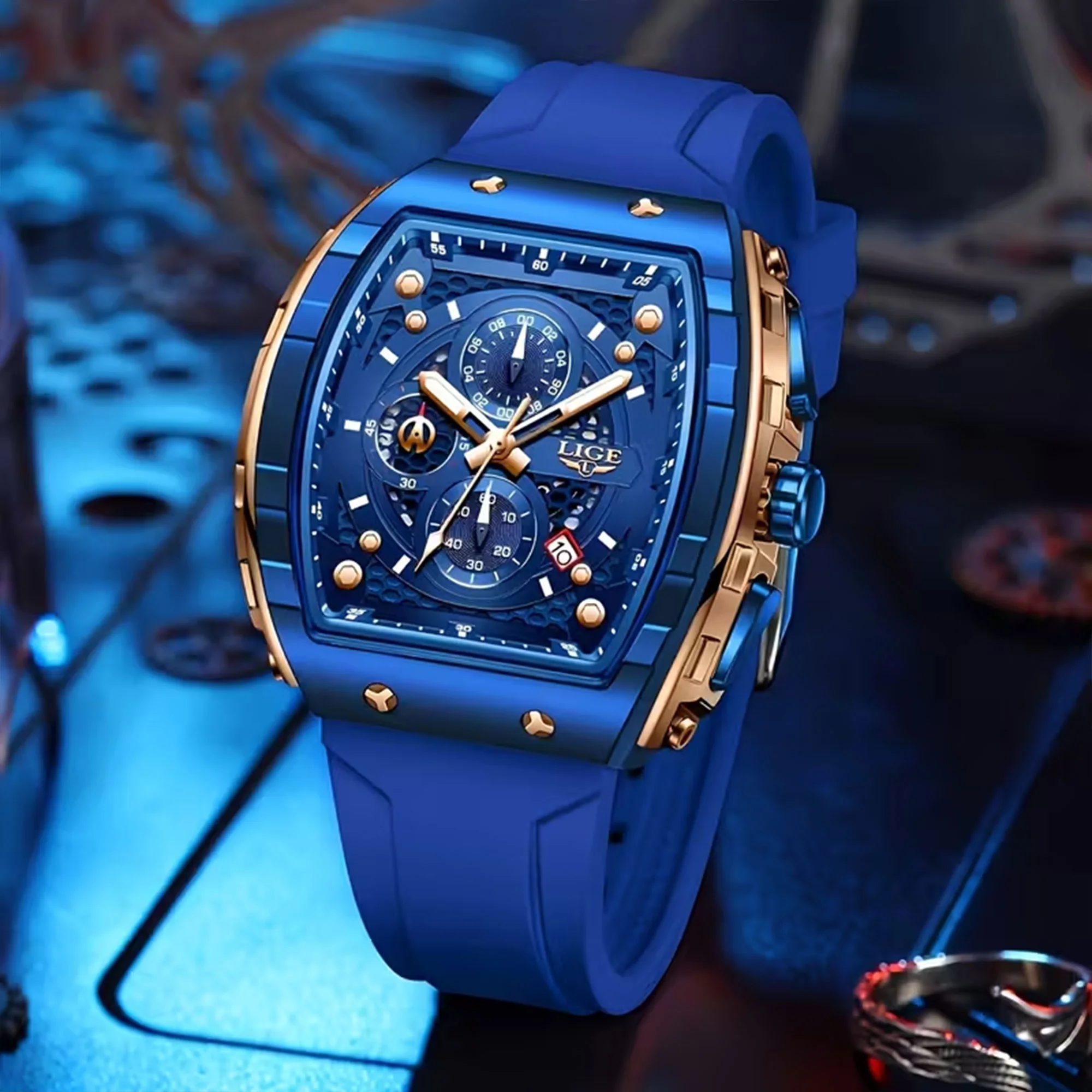 ساعة LIGE عالية الجودة