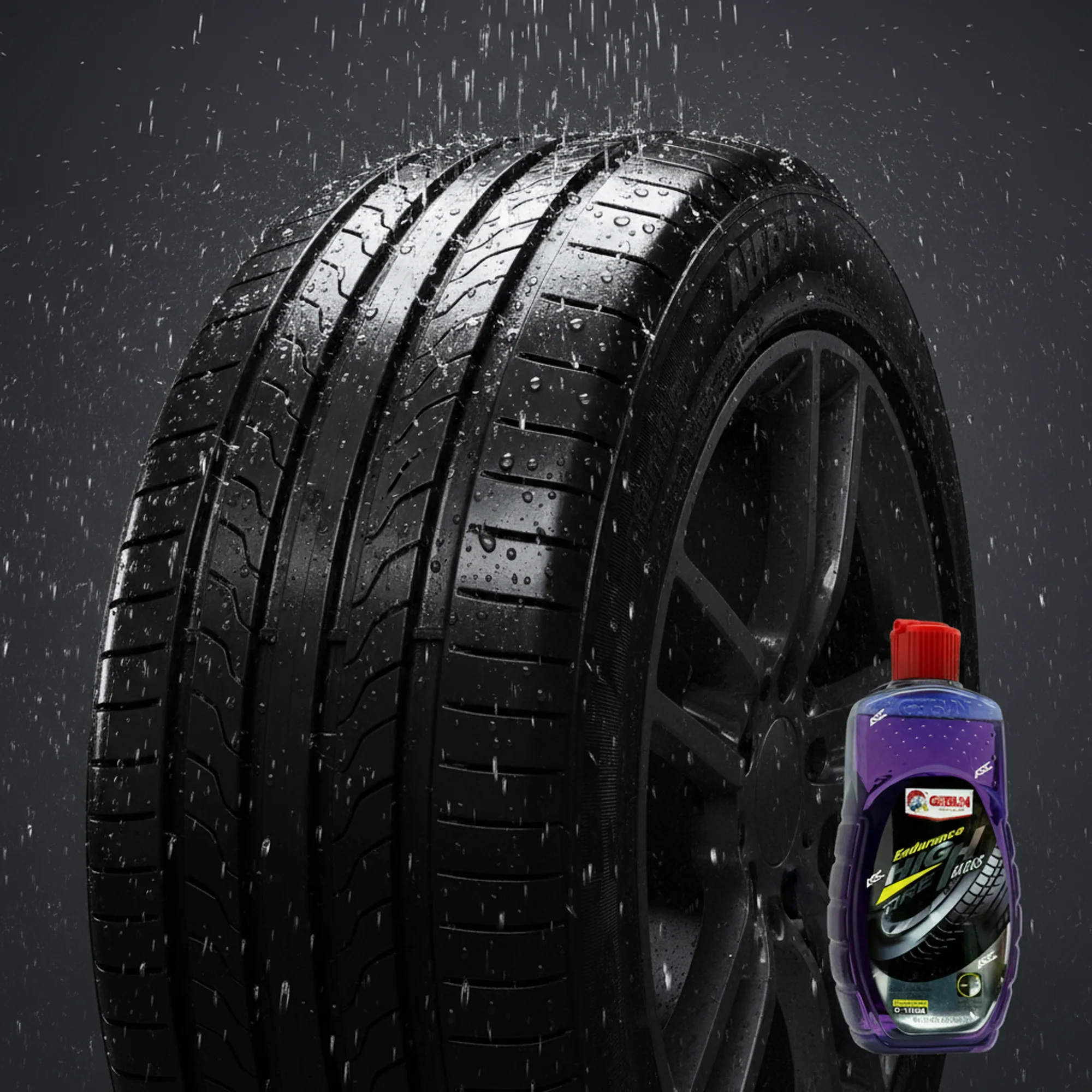 ملمع كفرات طويل المفعول يعطي لمعة تدوم حتى بعد الغسيل