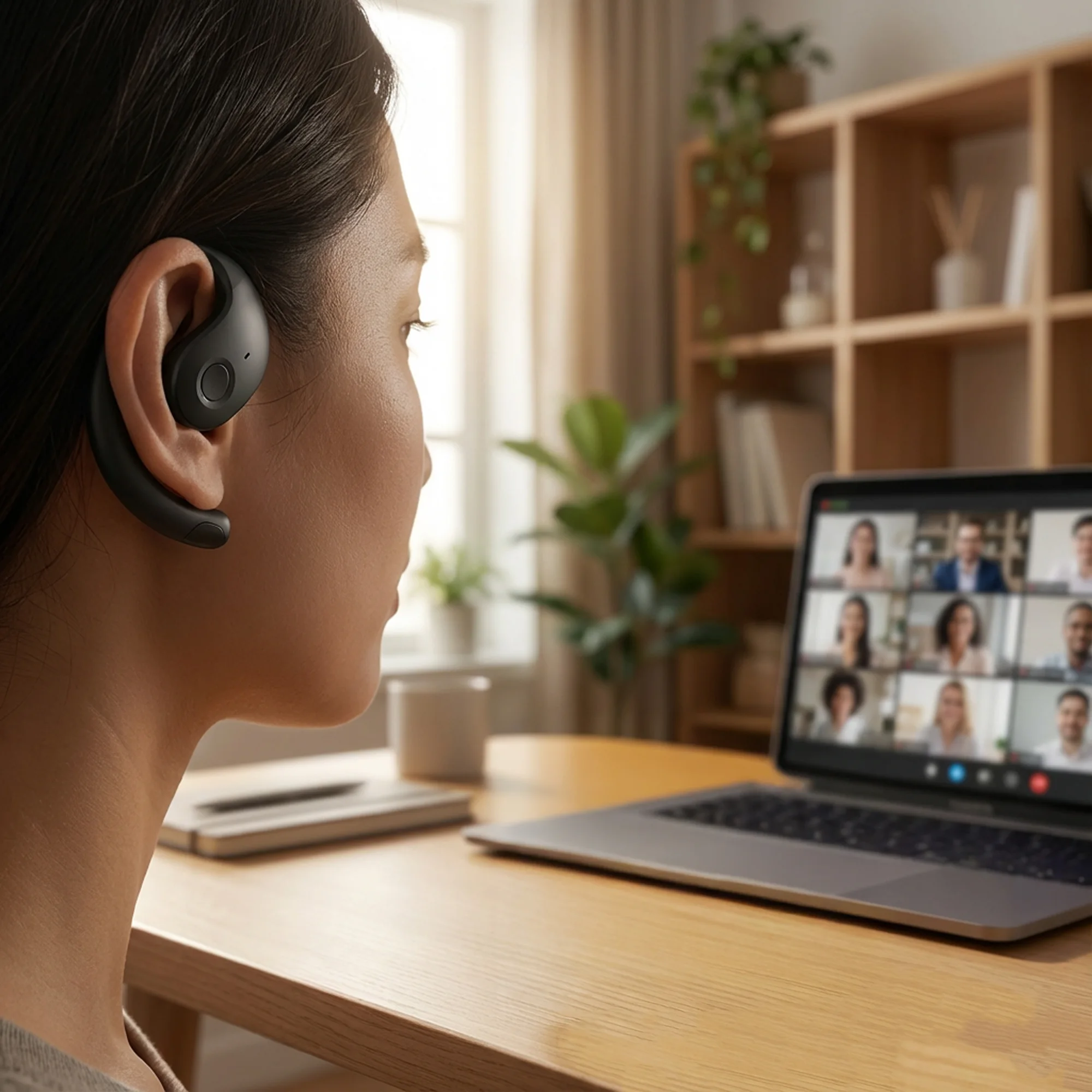 سماعة بمترجم AI