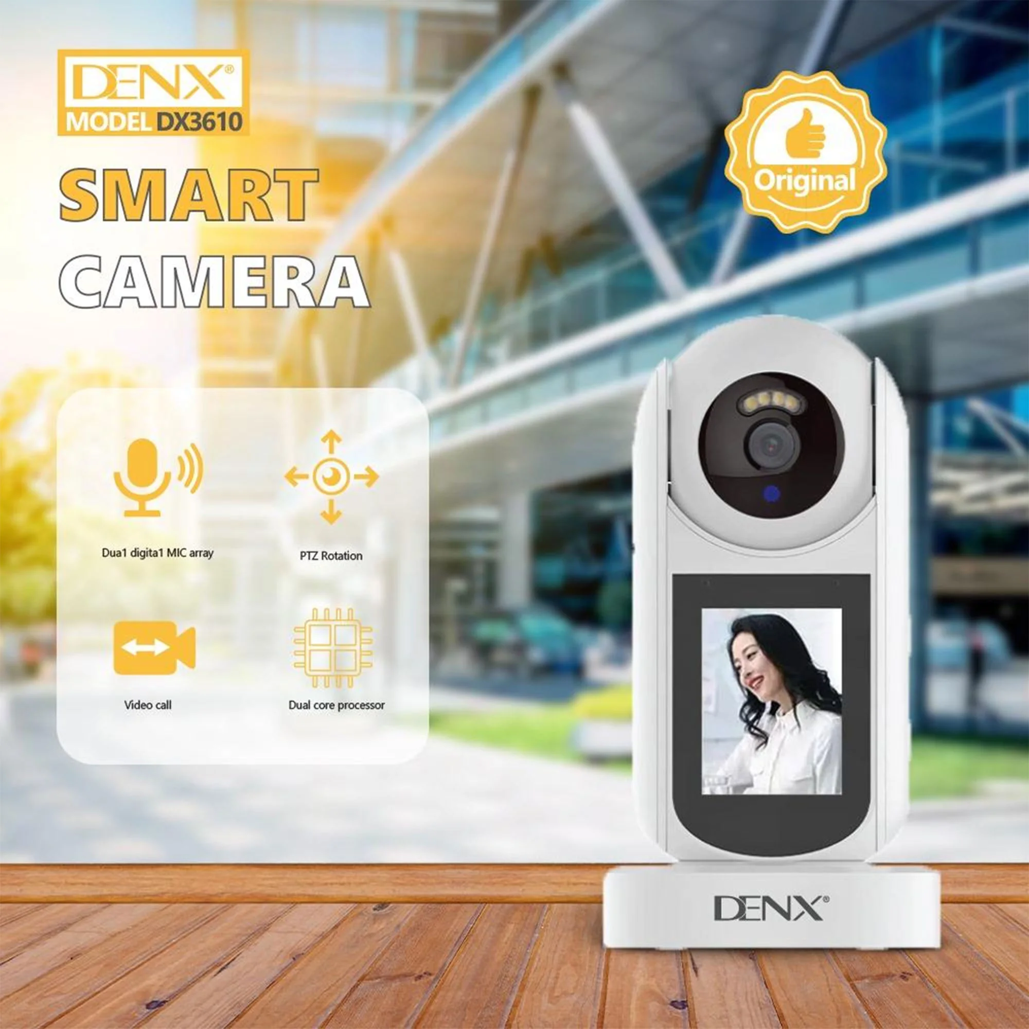 كاميرا بشاشة من دينكس ضمان عاميين