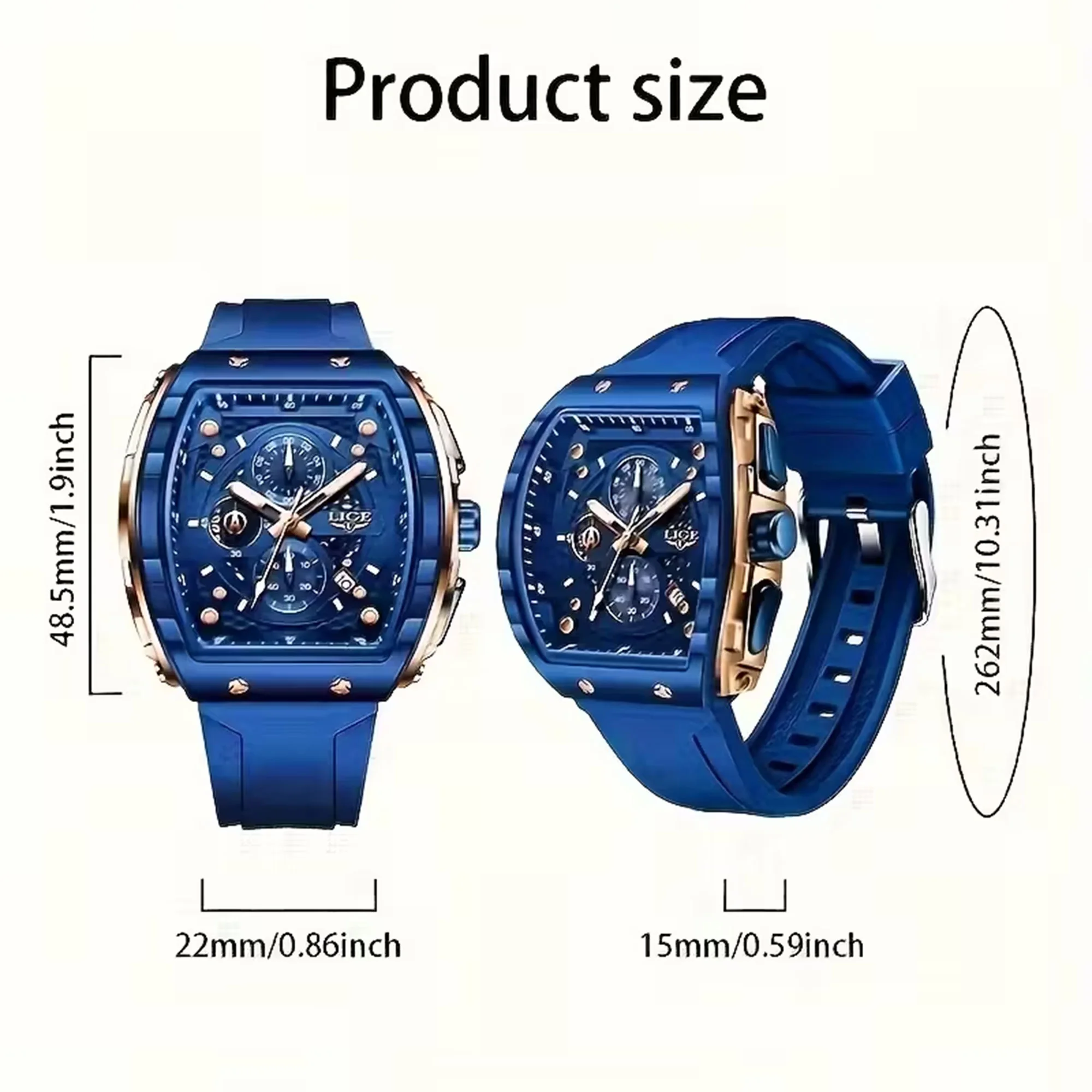 ساعة LIGE عالية الجودة