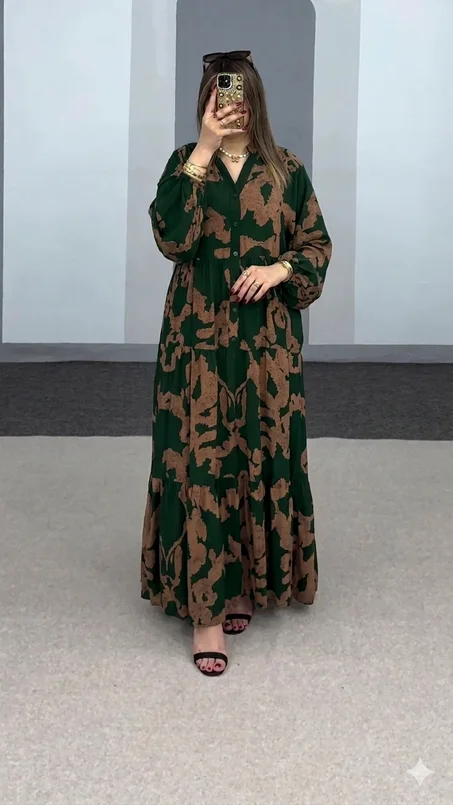 فستان "نسمة" الراقي - مزيج الأناقة العصرية والراحة اليومية