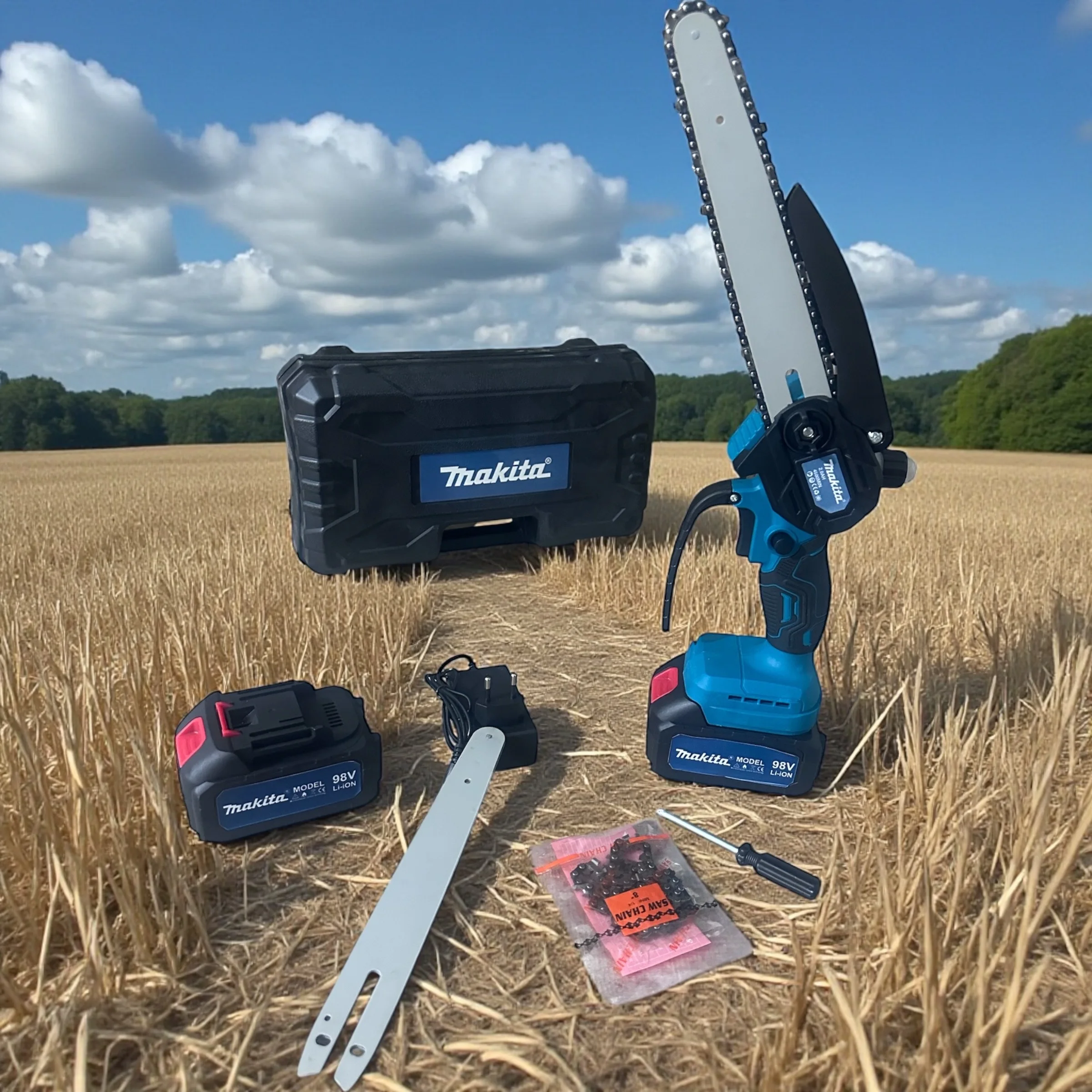 Valise Tronçonneuse Makita 8 pouces 21 cm – Double Batterie 98V