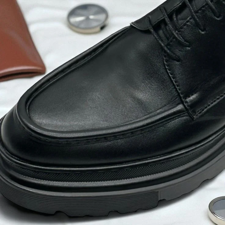 DARBY HAUT EN CUIR VERITABL