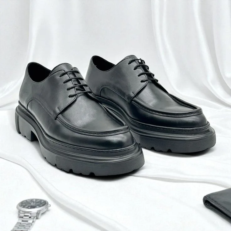 DARBY HAUT EN CUIR VERITABL