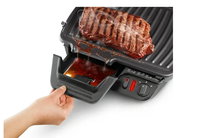 GRILLE-VIANDE Tefal COMPACT GRILL 3 EN 1 THERMOSTAT Réglable 2000 W GC308812