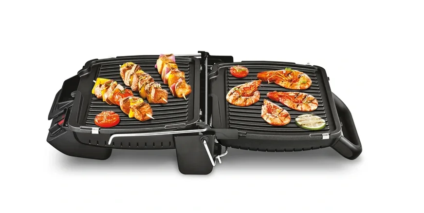 GRILLE-VIANDE Tefal COMPACT GRILL 3 EN 1 THERMOSTAT Réglable 2000 W GC308812