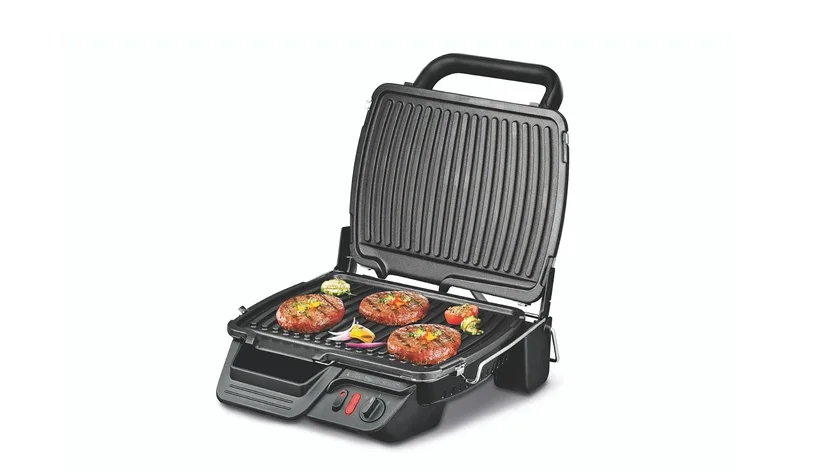 GRILLE-VIANDE Tefal COMPACT GRILL 3 EN 1 THERMOSTAT Réglable 2000 W GC308812