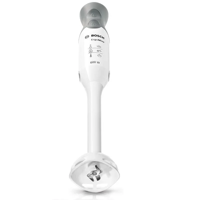 Bosch Mixeur Plongeant Ergomixx – Mélangeur – Puissance De 750W - Msm66020- Blanc/Gris