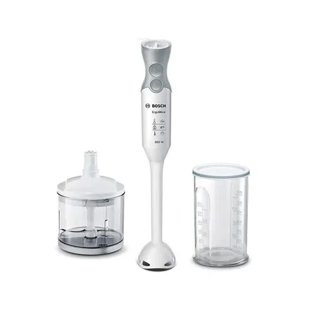 Bosch Mixeur Plongeant Ergomixx – Mélangeur – Puissance De 750W - Msm66020- Blanc/Gris