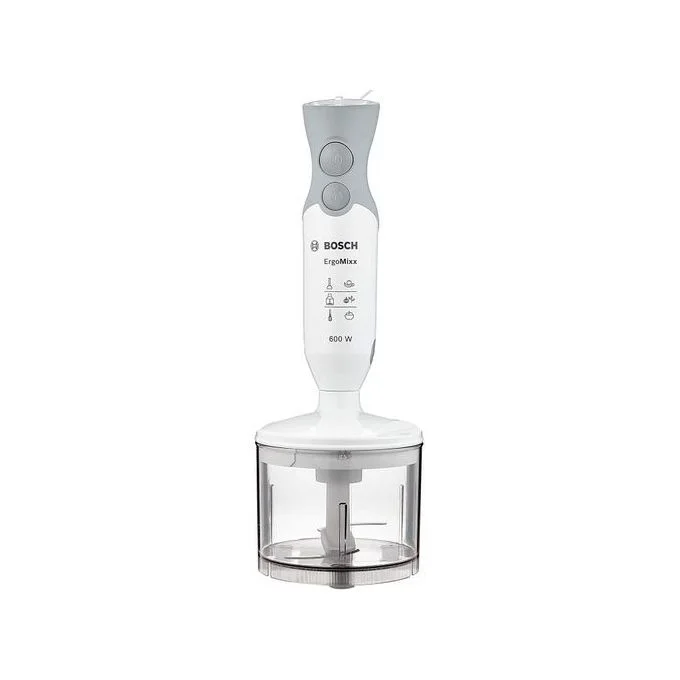 Bosch Mixeur Plongeant Ergomixx – Mélangeur – Puissance De 750W - Msm66020- Blanc/Gris