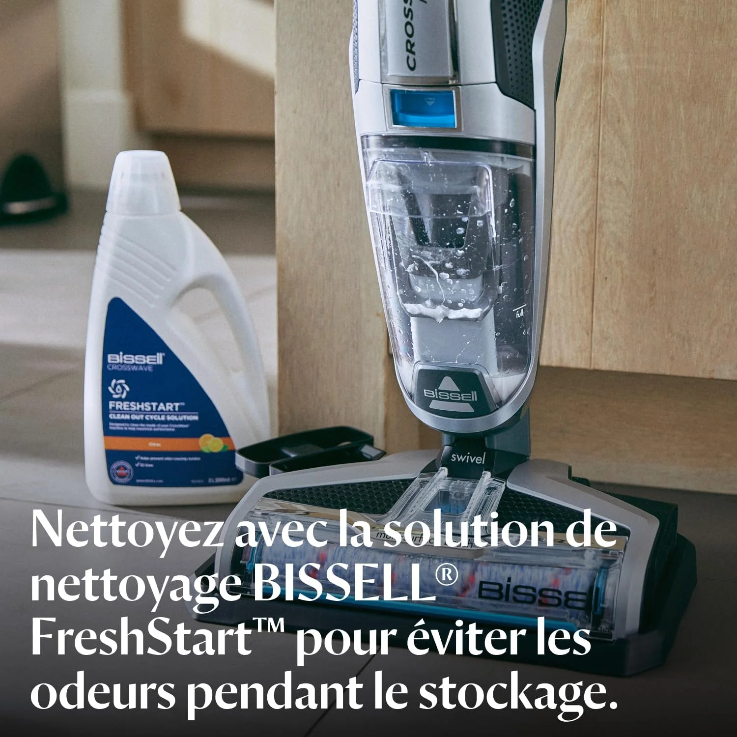 BISSELL CrossWave C3 Pro, Aspirateur Balai Laveur à Câble
