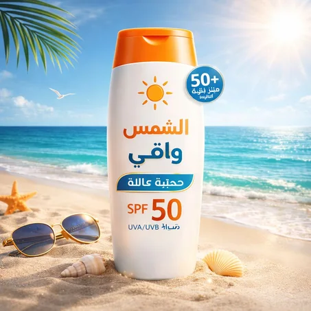 4️⃣ كريم واقي الشمس