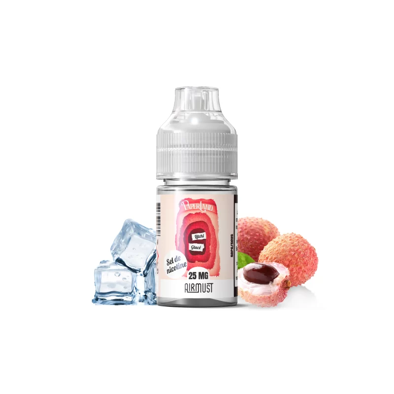 Litchi Glacé Salt 30ml Paperland Litchi, Ice – 25/50mg