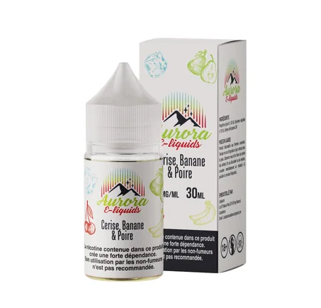 Aurora Salts – Cerise Banane Poire – 30ml 25mg