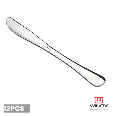 WINOX Etui 12 x Couteaux de Table - ZINA - Inox