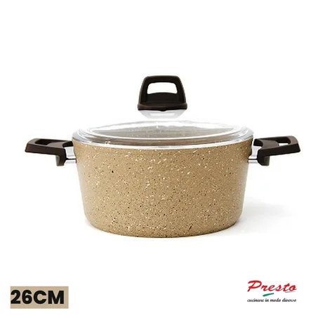 Presto Marmite Faitout 26cm - Granite - Beige