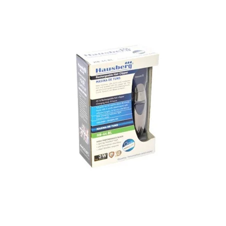 Hausberg Tondeuse à cheveux/Barbe - Rechargeable - Etanche - Bleu - Garantie 2 ans