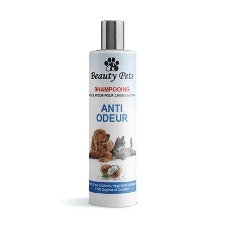 Beauty Pets Shampoing régulateur pour chiens et chats - anti odeur - 250ml - Coco cream