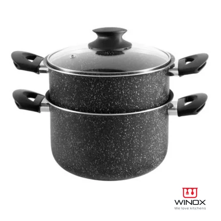 winox couscoussier 4L-granite-black