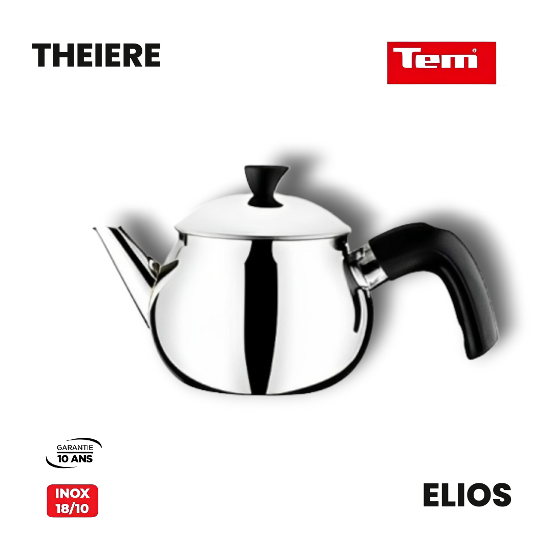 Tem Théière 1L- Elios - Inox 18/10