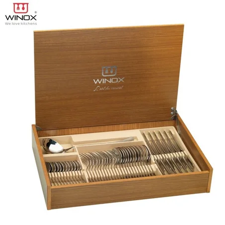 WINOX Coffret couverts de table - Ménagère - 49 Pièces - Ambre - Inox18/10