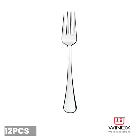 WINOX Etui 12 x Fourchette de Table - ZINA - Inox