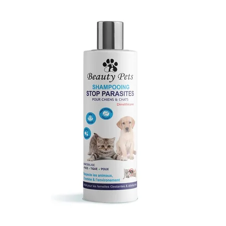 Beauty Pets Shampoing stop parasites pour chiens et chats - Diméthicone - 250ml