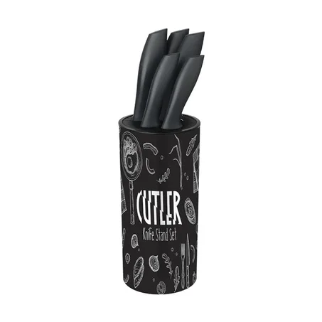Rooc Ensemble de couteaux avec support Titiz - noir
