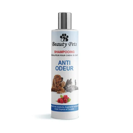 Beauty Pets Shampoing régulateur pour chiens et chats - anti odeur - 250ml - Framboise