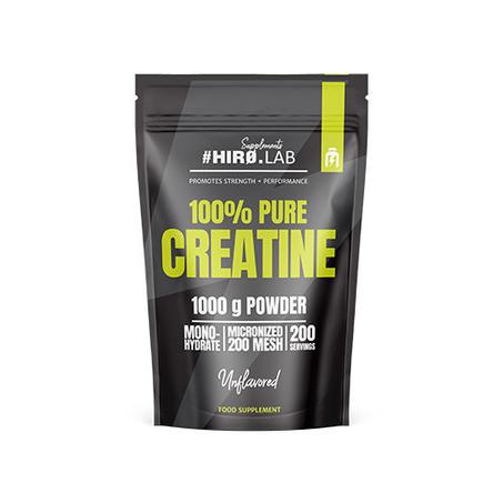 100% Pure Creatine Monohydrate Micronisée 200 Mesh 1kg – HIRO LAB