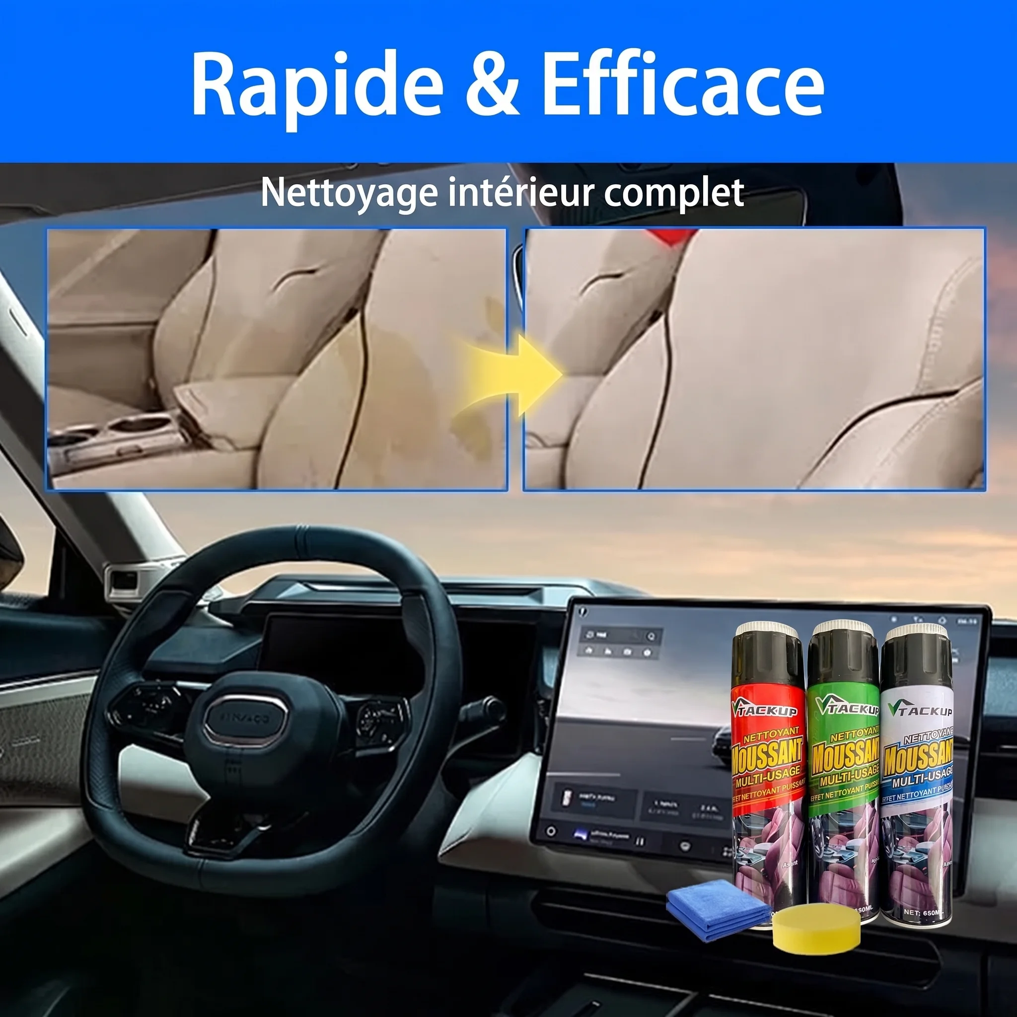 Un Intérieur de Voiture Impeccable, Une Expérience de Conduite Réinventée