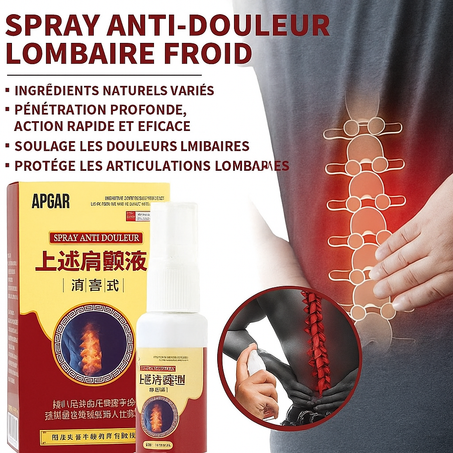 🧴 Spray APGAR™ – Le Soulagement Ciblé, Naturel et Instantané
