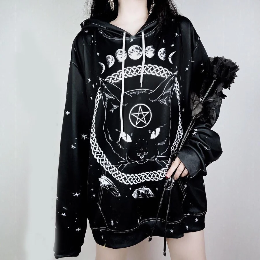 "WITCHCRAFT KITTEN" HOODIE