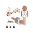 Microphone Karaoké - Micro-sd - Bluetooth Gold Rosé