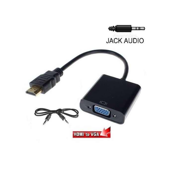 Convertisseur HDMI Vers VGA avec audio