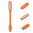 Mini lampe, LED Light Flexible USB, de Nuit, au Bureau, pour pc portable orangé