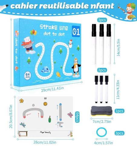 كتب الخط القابل لإعادة الاستخدام (كتب ب5 مراحل مختلفة)