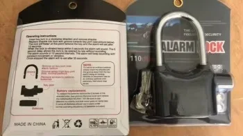 Cadenas de Sécurité Haute Résistance avec Alarme