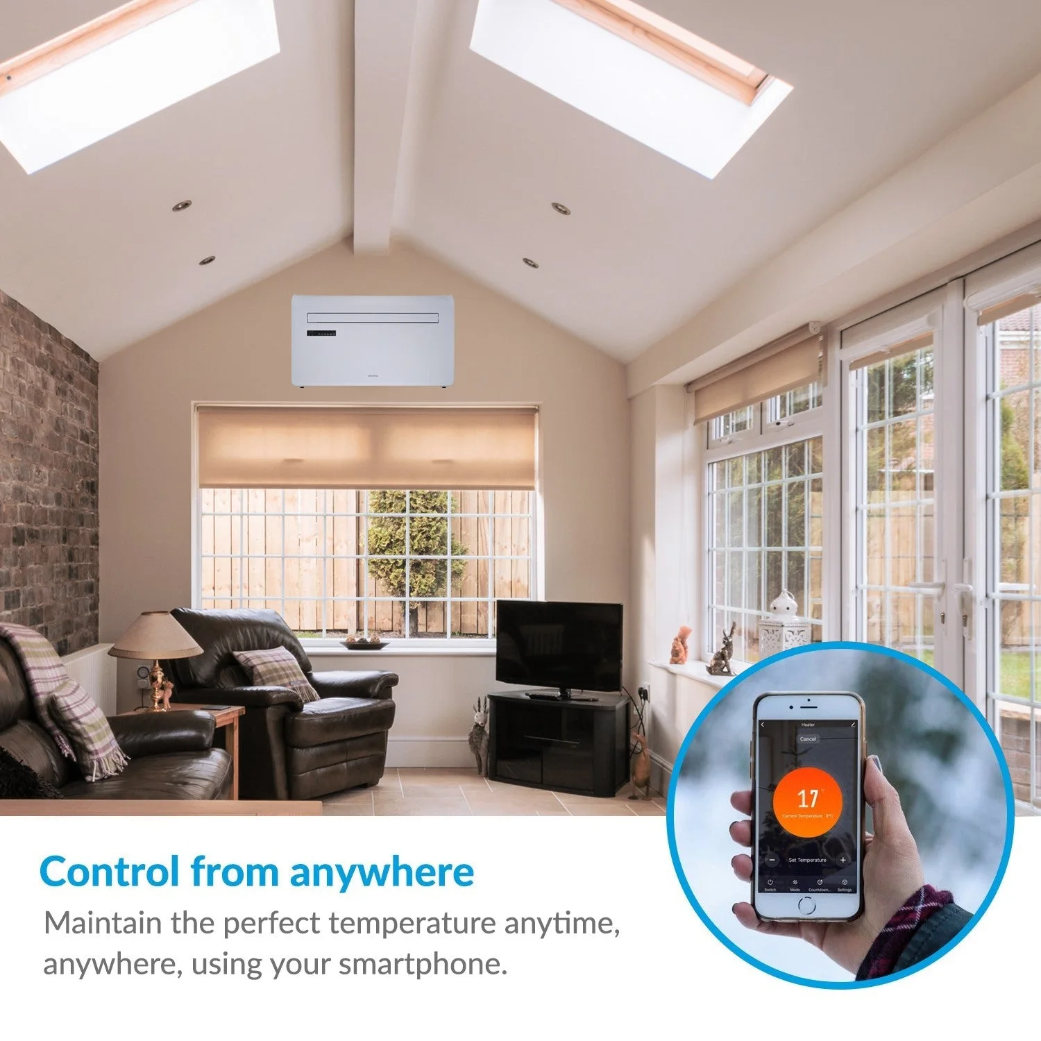 electriQ iQool 10000 BTU Smart Air Conditioner with Heat Pump