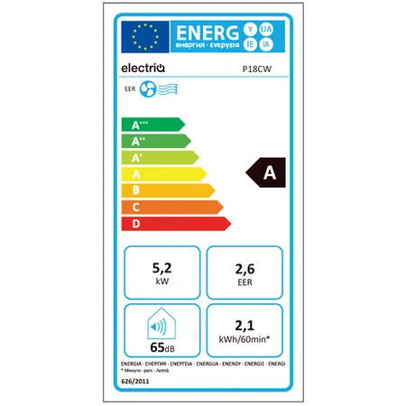 electriQ 18000 BTU Smart Portable Air Conditioner P18CW