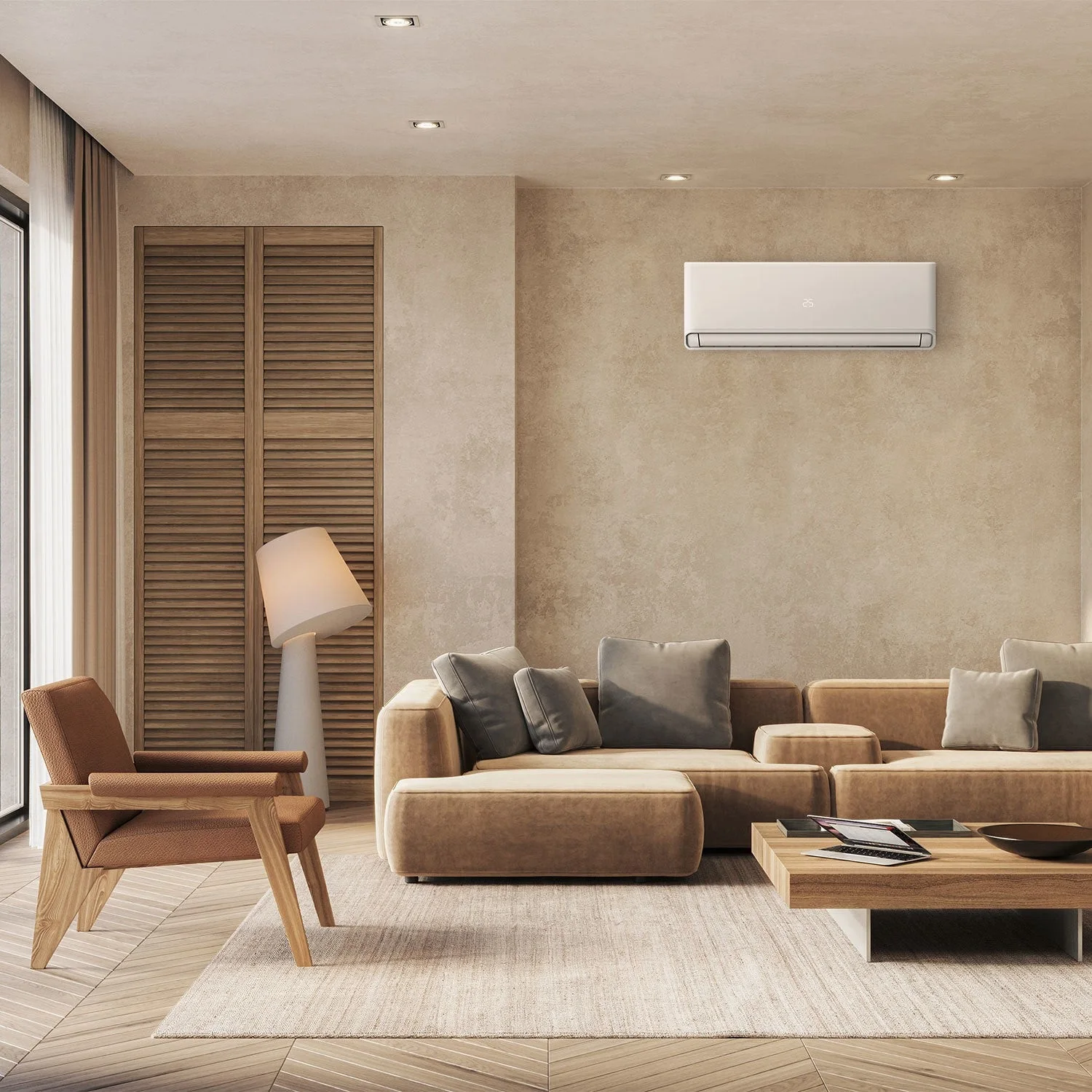 electriQ Easy-Fit 12000 BTU Split Air Conditioner Heat Pump