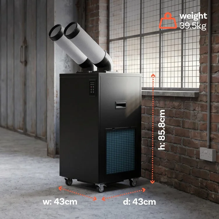 electriQ Heavy Duty 12000 BTU Portable Commercial Air Conditioner