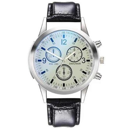 QW68 hommes de luxe en acier inoxydable cadran décontracté Bracelet lumineux de haute qualité étanche résistant à l'eau montre à Quartz