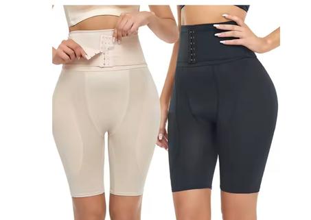 Coussinets de rehausseur de hanches rembourrés sans couture Lingerie taille 6XL Faux culotte fesse shorts pour femmes