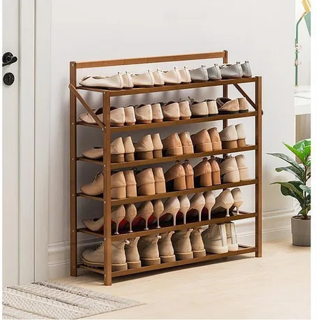 ✨ منظم الأحذية الخشبي الأنيق – ترتيب ذكي ولمسة فخامة ✨