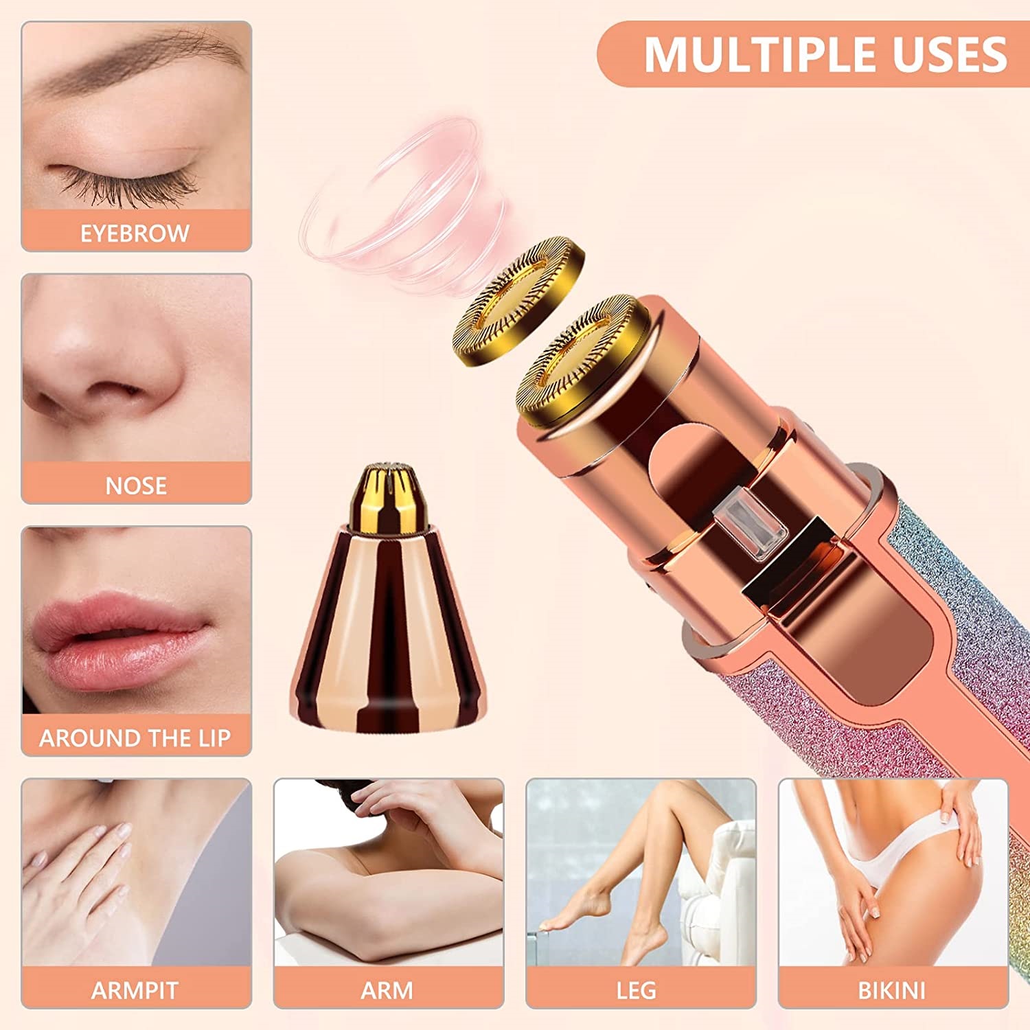 مزيل شعر جميع المناطق الحساسة الكهربائي hair-trimmer