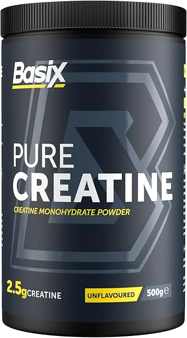 بازيك كرياتين بيور دون نكهة 500 غم مثبطات الشهية مكملات حمية غذائية (جافة) من باسكس