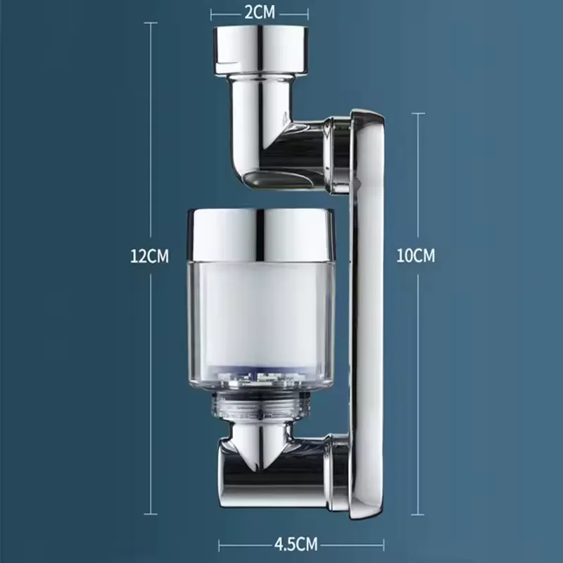 فوهة دوارة مع فلتر للصنبور المنزلي