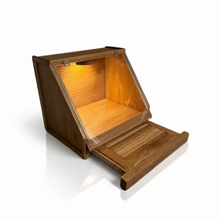 Boîte à Pain en Chêne Blanc